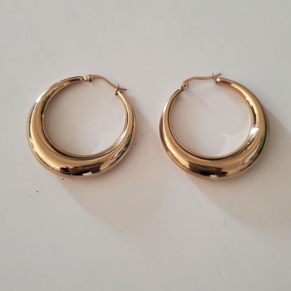 Khalia Bold Gold Hoops